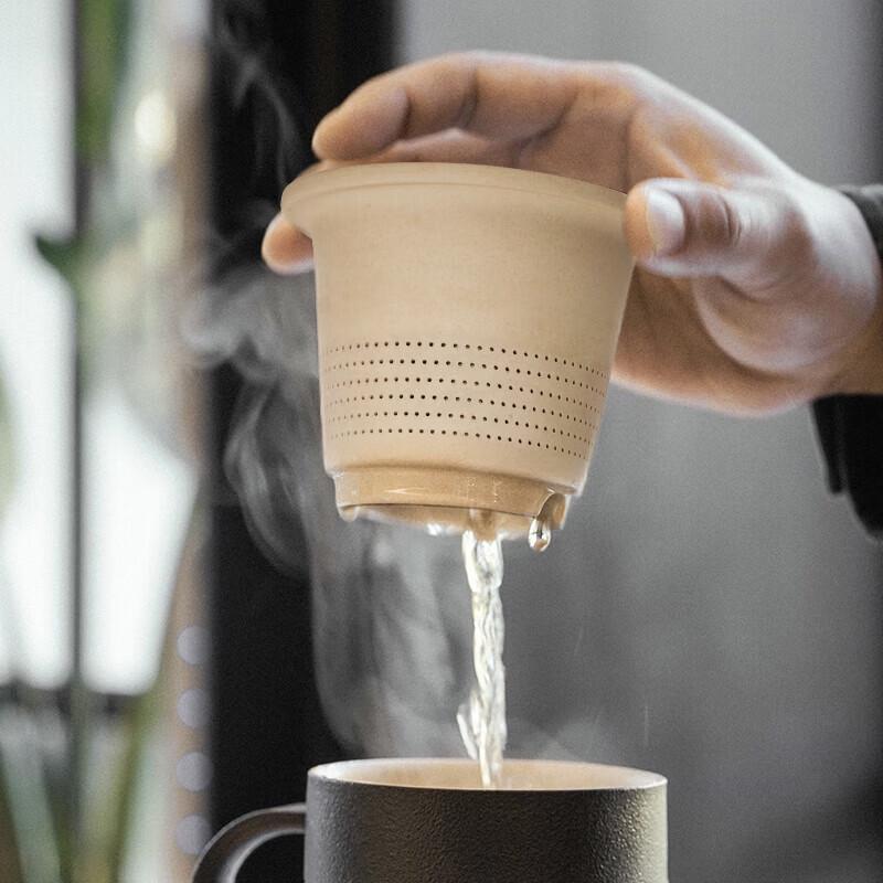 WanQianTang Ceramic Tea Infuser Cup
