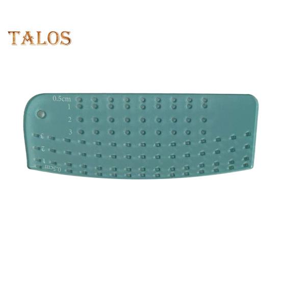 Seam Allowance Ruler Perforated Seam Gauge for Sewing Machine Hemming Quilting Ruler with 1/4" 5/8" 1" Marking Points Seam Guide for Precise