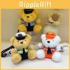 Traffic Police Firefighters Police Teddy Bears Plush Keychains Decorative Dolls