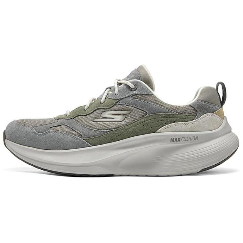 Skechers MEN S GO WALK Men Cushion Low Top Casual Shoes Grey White 216588-TPE 41