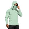 Men's Summer Hawaiian Print Quick Dry Long Sleeve T Shirt UPF50 Plus Sun Protection Fitness Sports Hoodie Lightweight Breathable