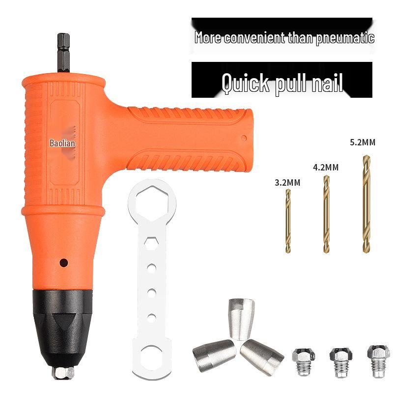 Electric Rivet Gun Head Aluminum Alloy Puller