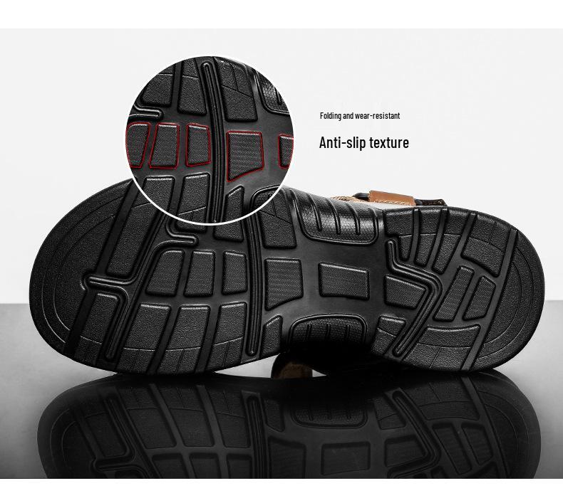 Men's Versatile Summer Outdoor Waterproof Non-slip Open-toe Beach Sandals