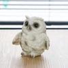 Castle Enterprises Owl Feather Hanging Total Length Figurine x 10 Pieces Set God of Learning in Europe Commercial Use (Small) 8.5cm (White) "No