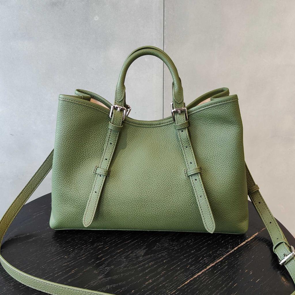 Leather Women's Bags Women's 2025 New Messenger High-end Commuting First-layer Cowhide Tote Bag Women's Handbag