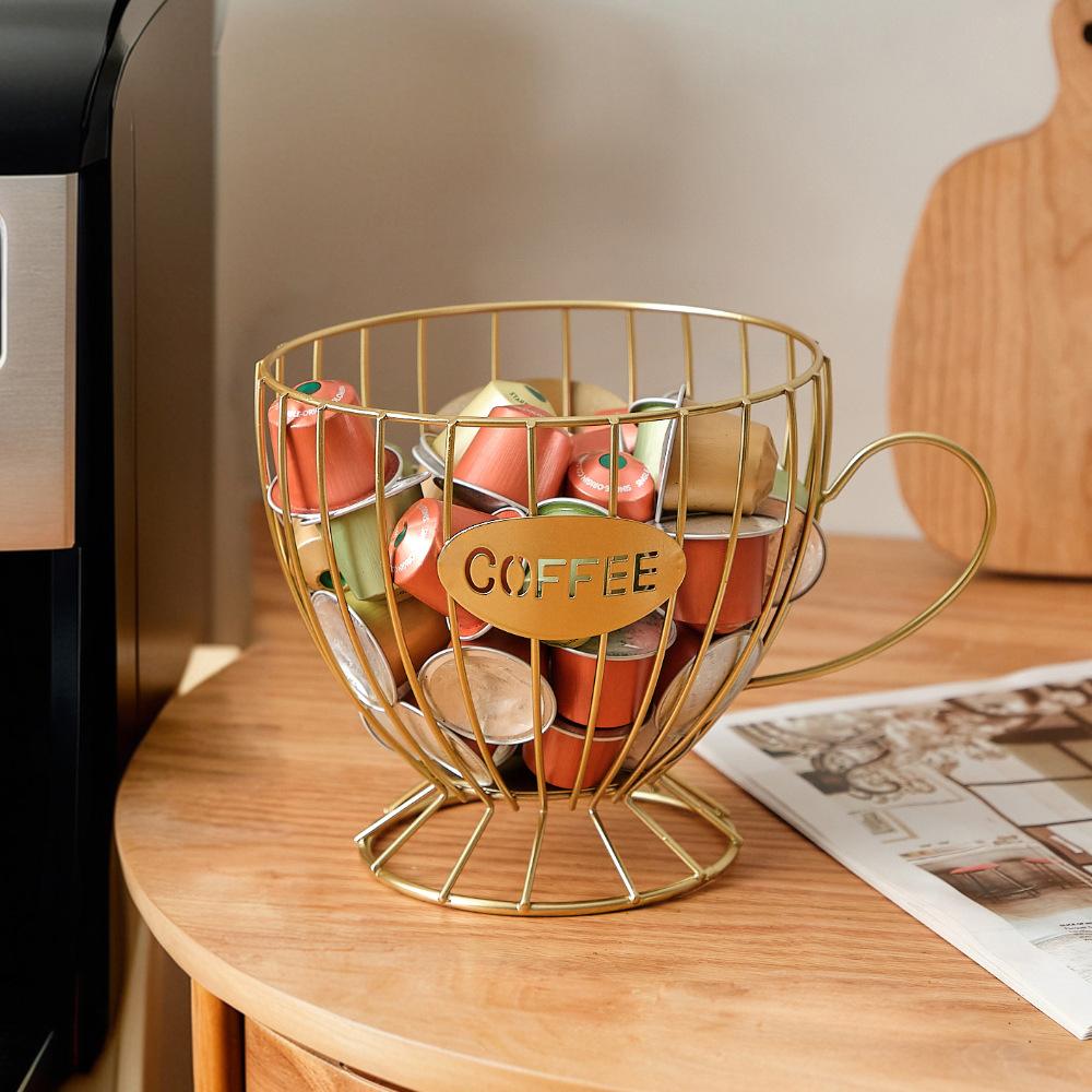 Home Coffee Shop Front Open Coffee Capsule Organiser