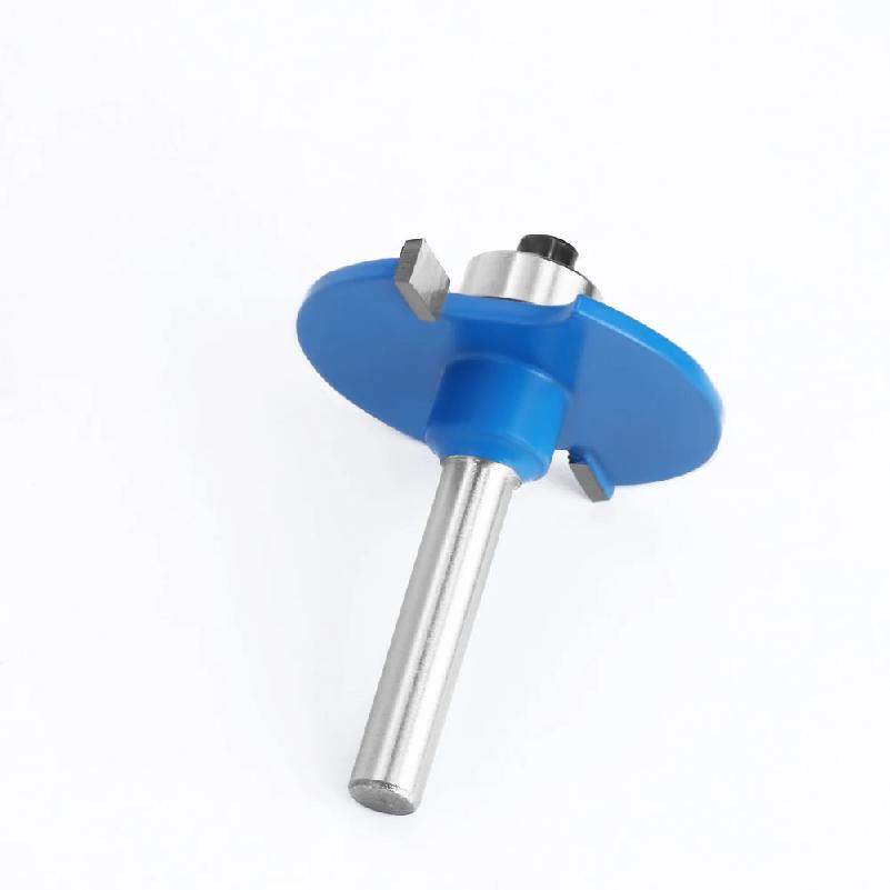 1ks 6mm 6.35mm Stopka T-drážkovací fréza na lamely (sušienky) Drážkovací fréza pre spoje 4mm Výška Fréza na drevo
