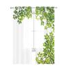 Grüne Zweige Pflanzenblätter Baum Tüll Gardinen für Wohnzimmer Dekoration Fenster Vorhang für Schlafzimmer Voile Organza Vorhänge