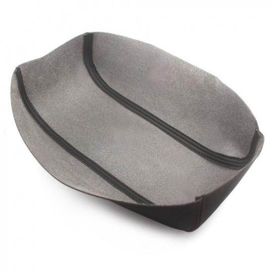 Black+Red Line Leather Armrest Center Console Lid Cover For Mazda 6 2006-2015