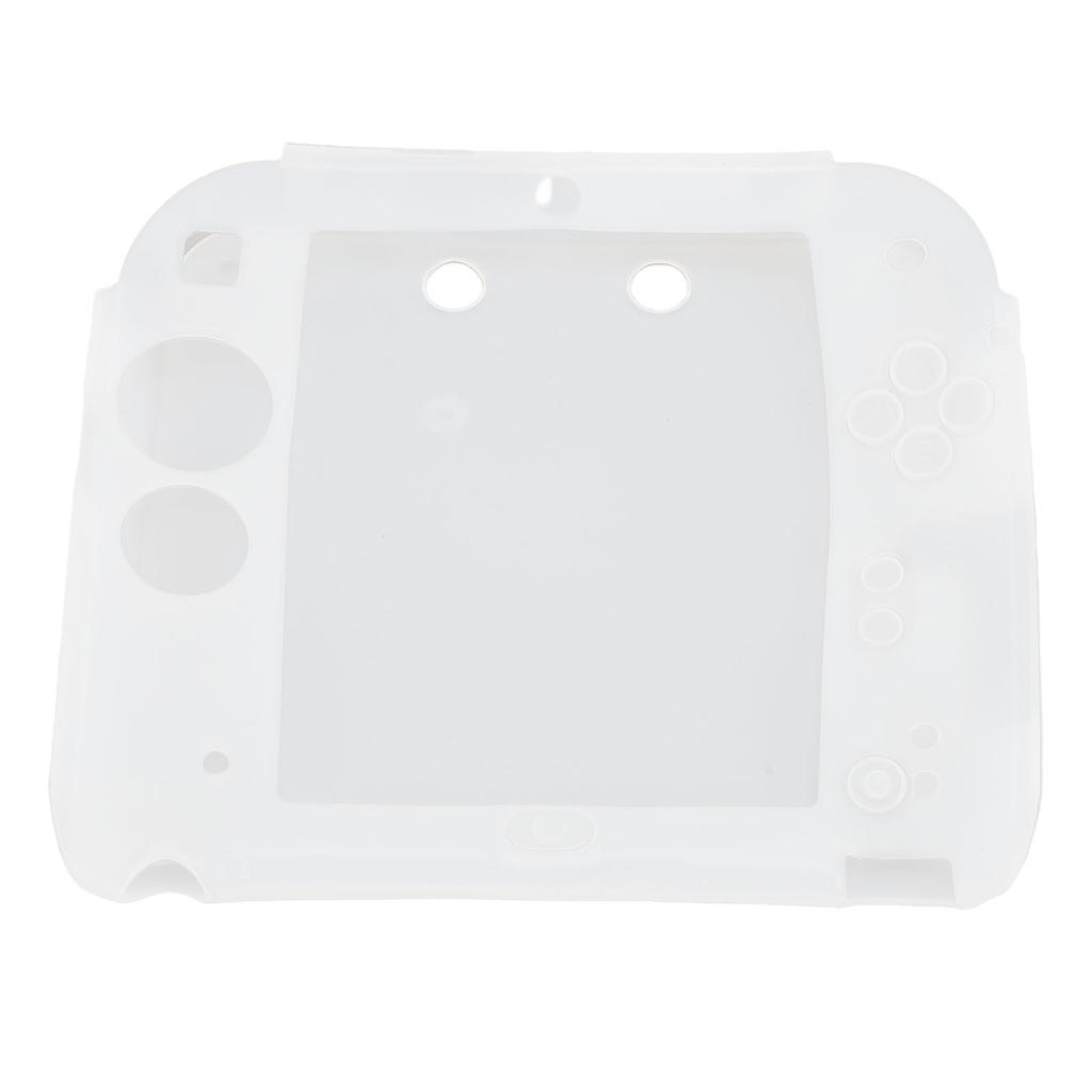 Capa protetora para 2DS resistente a arranhões capa de silicone macio com tela superior e inferior