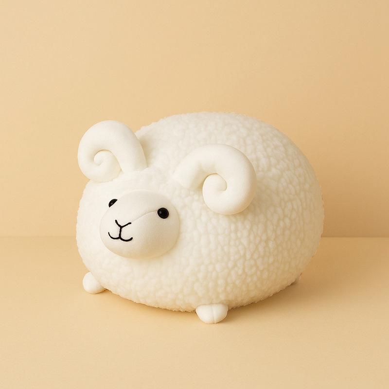 

Cute cute chubby lamb doll plush toy lamb doll children soothing rag doll birthday gift 30cm（0.25kg） белый