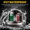 2Pcs Boat Navigation Lights Red and Green LED Marine Navigation Light Boat Bow L