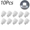 10/1Pcs Mini USB Night Light Warm White Eye Protection Book Reading Light USB Plug Computer Mobile Power Charging LED Night Lamp