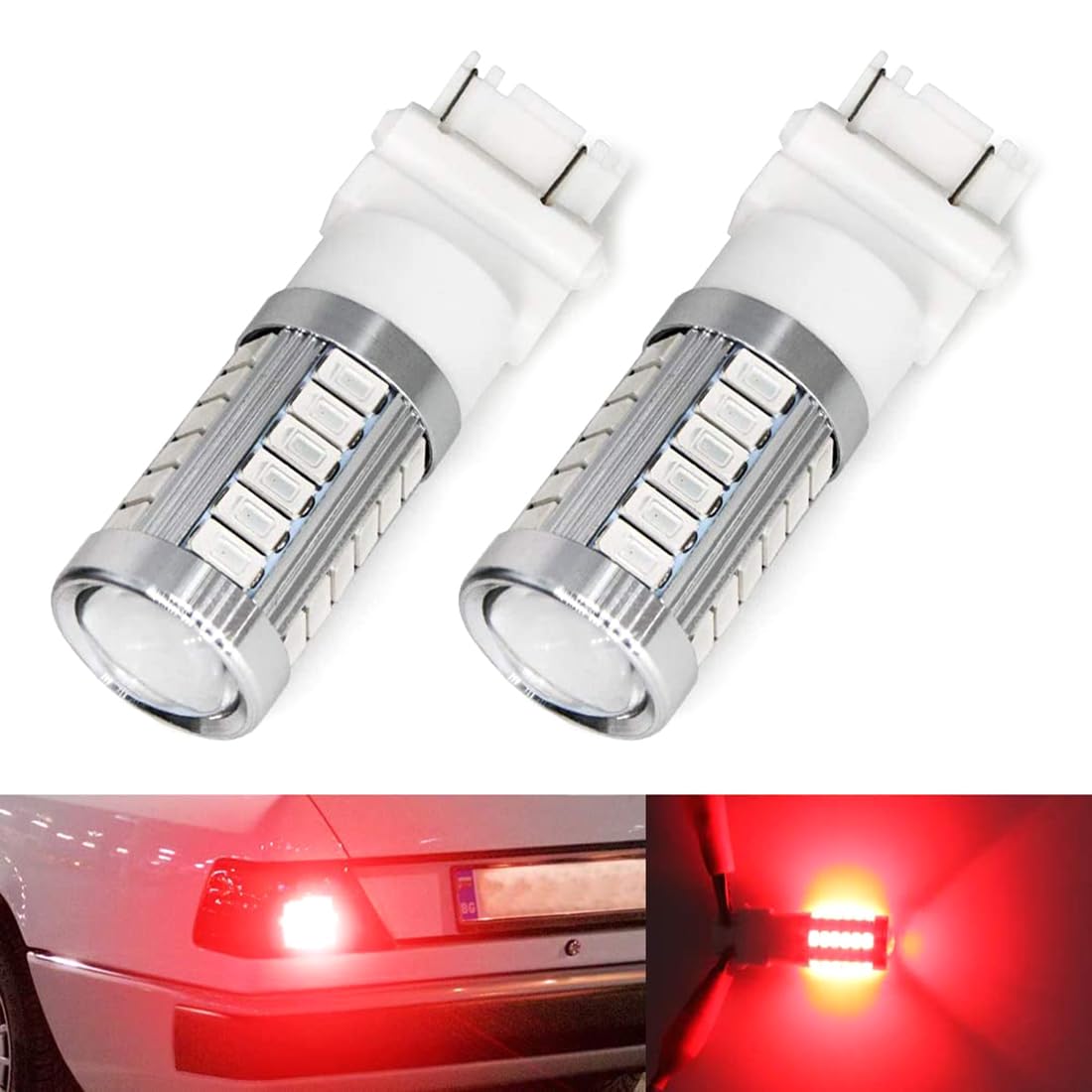 

X-STYLE T25 3156 3157 Светодиодная Красная P27W Автомобильная Лампа Стоп-сигнала Задний Фонарь Габаритный Огонь T25 3156/3157