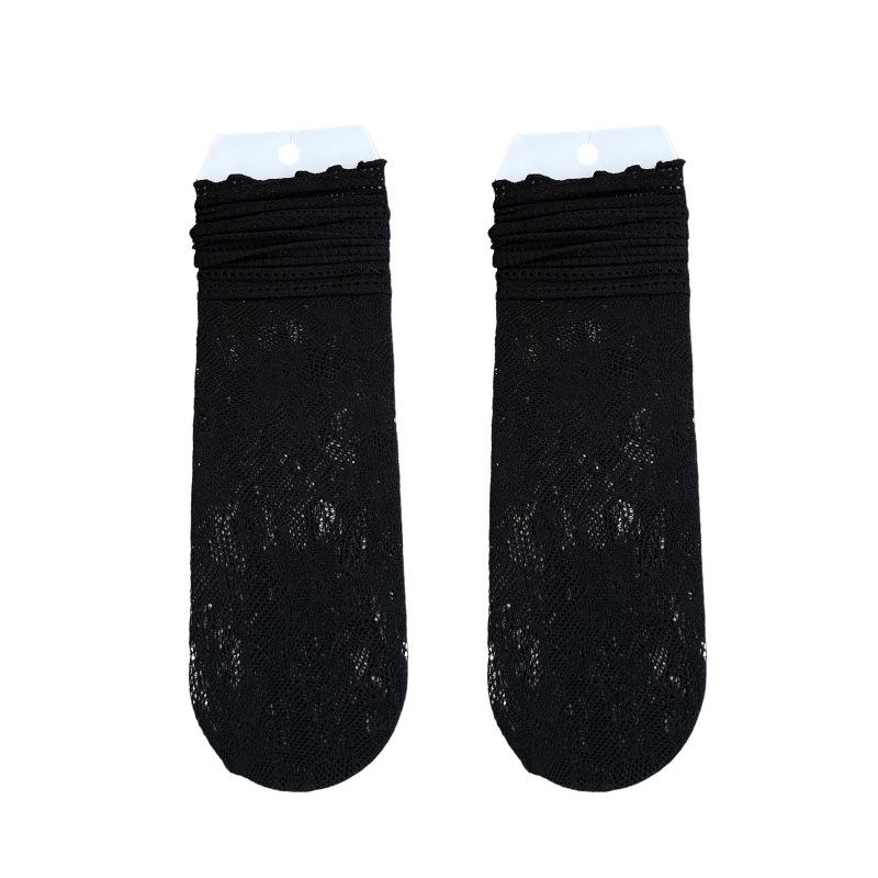 Female Summer Thin Lace Lace Ice Ice In The Cylinder Pile Socks