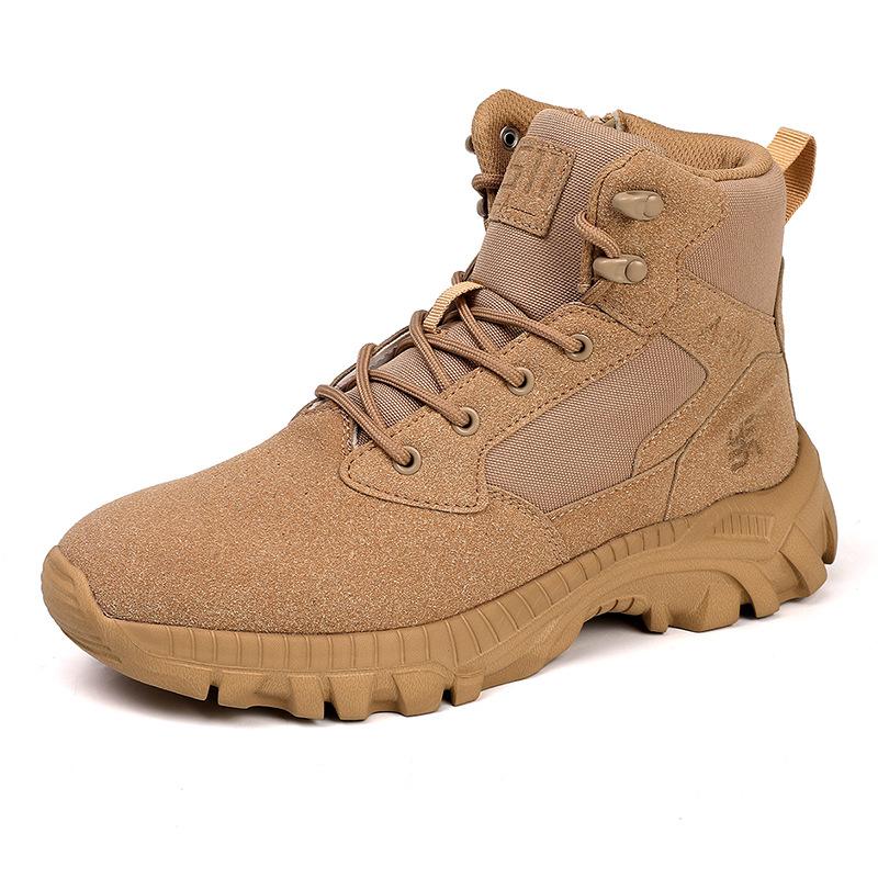 Neue High-Top-Wüstenstiefel Taktische Stiefel Offroad-Verschleißfeste Wanderschuhe Herren Übergröße Outdoor-Sportschuhe