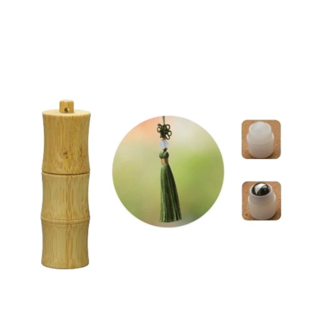 5/10ml Bamboo Roll-on Bottle Steel Roller Ball Lipstick Tube Natural Lip Balm Tubes  Lipgloss Pack