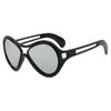 New Vintage Round Sunglasses Women Men Brand Pilot Sun Glasses Female Circular Eyewear  for Male Female Eyeglasses