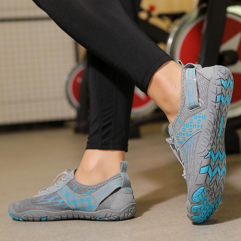 Frühlings- und Sommer-Paar Fünf-Finger-Schuhe Bachschuhe Bergsteigen Outdoor Wat-Schuhe Sportlich Lässig Schwimmschuhe Strandschuhe