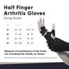 Copper Compression Arthritis Gloves Best Copper Infused Fingerless Gloves Healing for Arthritis Pain Relief Carpal Tunnel Aches