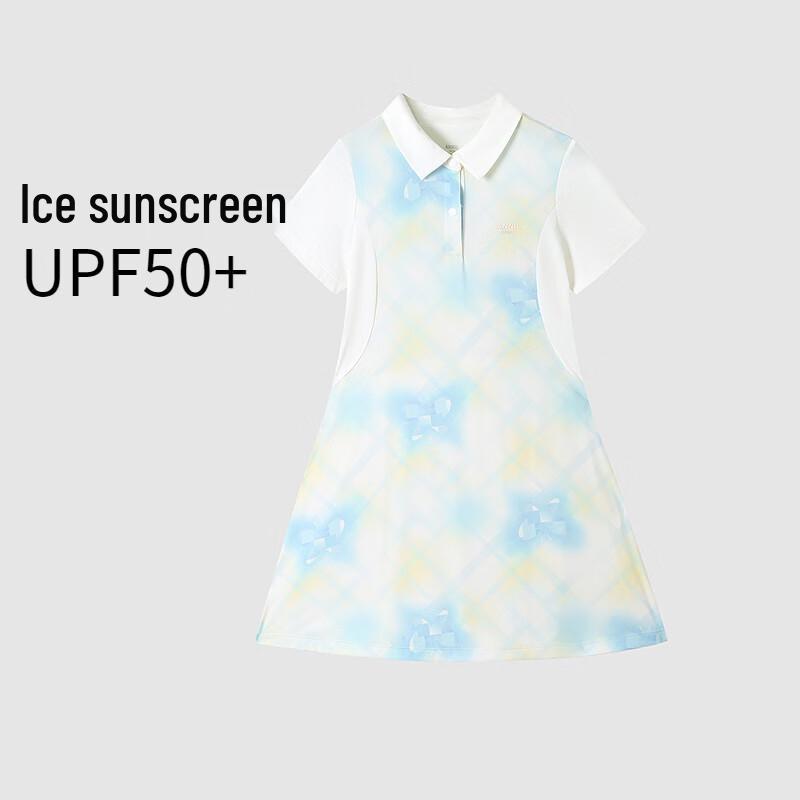 

Annil Girl s Short-Sleeve Sun Protection Dress L