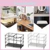 Steel Stainless Bathroom Toothbrush Storage Rack Grid Pen Holder Versatile Neat