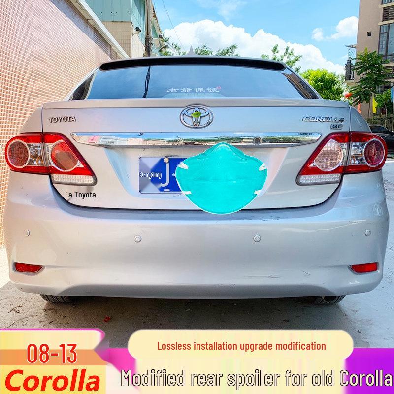 Kohlefaser-Heckspoiler für Toyota Corolla Modelle 2007-2013: Sportliche Modifikation