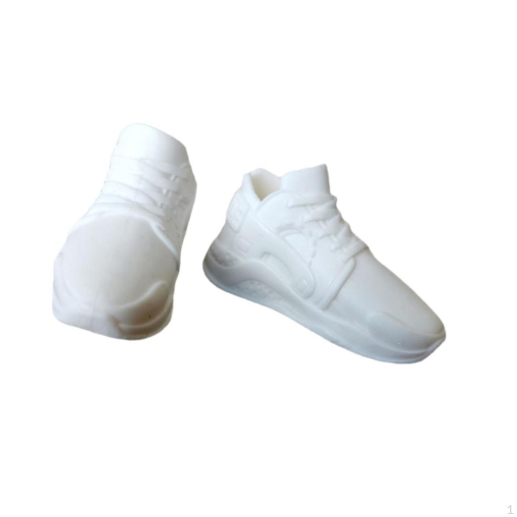 1/6 Man's Shoes Boys Shoes, Stylish Scene Photo Prop Pretend Play Toy Casual Classic,