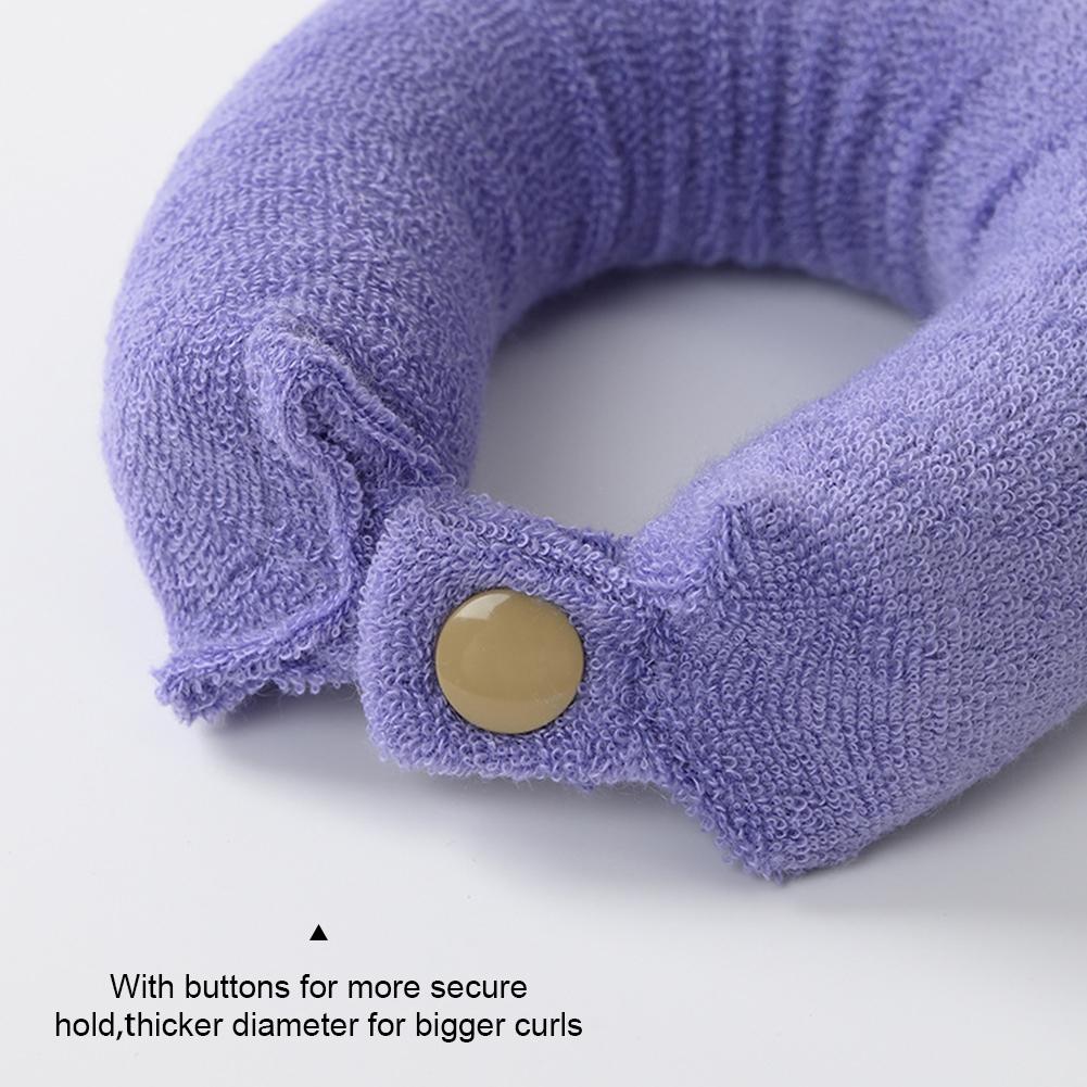 3pcs/set Heatless Curling Rod Headband Lazy Hair Curlers No Heat Hair Rollers Curls Soft Towel Cloth Button Hair Styling Tools