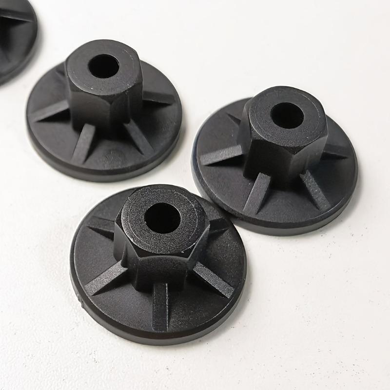 10PCS Auto Parts Fender Wheel Nut Clip OE Quality Nylon Black For VW Sagitar Golf Passat Tiguan Touareg