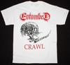 1990 ENTOMBED CRAWL DEATH NIHILIST Cotton White Unisex All Size Shirt  C199 Unisex T-Shirt