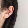 Zircon Round Ear Cuff: High-End Design, No Piercing Needed, Sweet & Cool Statement Earring