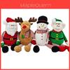 Festive Plush Santa Snowman Elk Doll Decorative Toy For Christmas