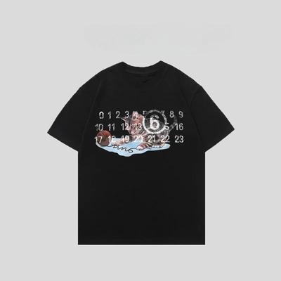 2025 European and American Fashion New Printed T-shirt, Round Neck and Short Sleeves, Casual and Loose Fashion Y2K Top