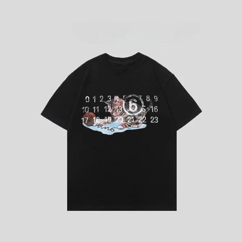 2025 European and American Fashion New Brand Printed T-shirt Round Neck Short Sleeve Casual Loose Fashion Tops for Women Y2K Top