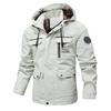 Male Spring/Fall Single-Layer Lightweight Hooded Trench Coat Youth Windproof Waterproof Outdoor Hiking Jacket