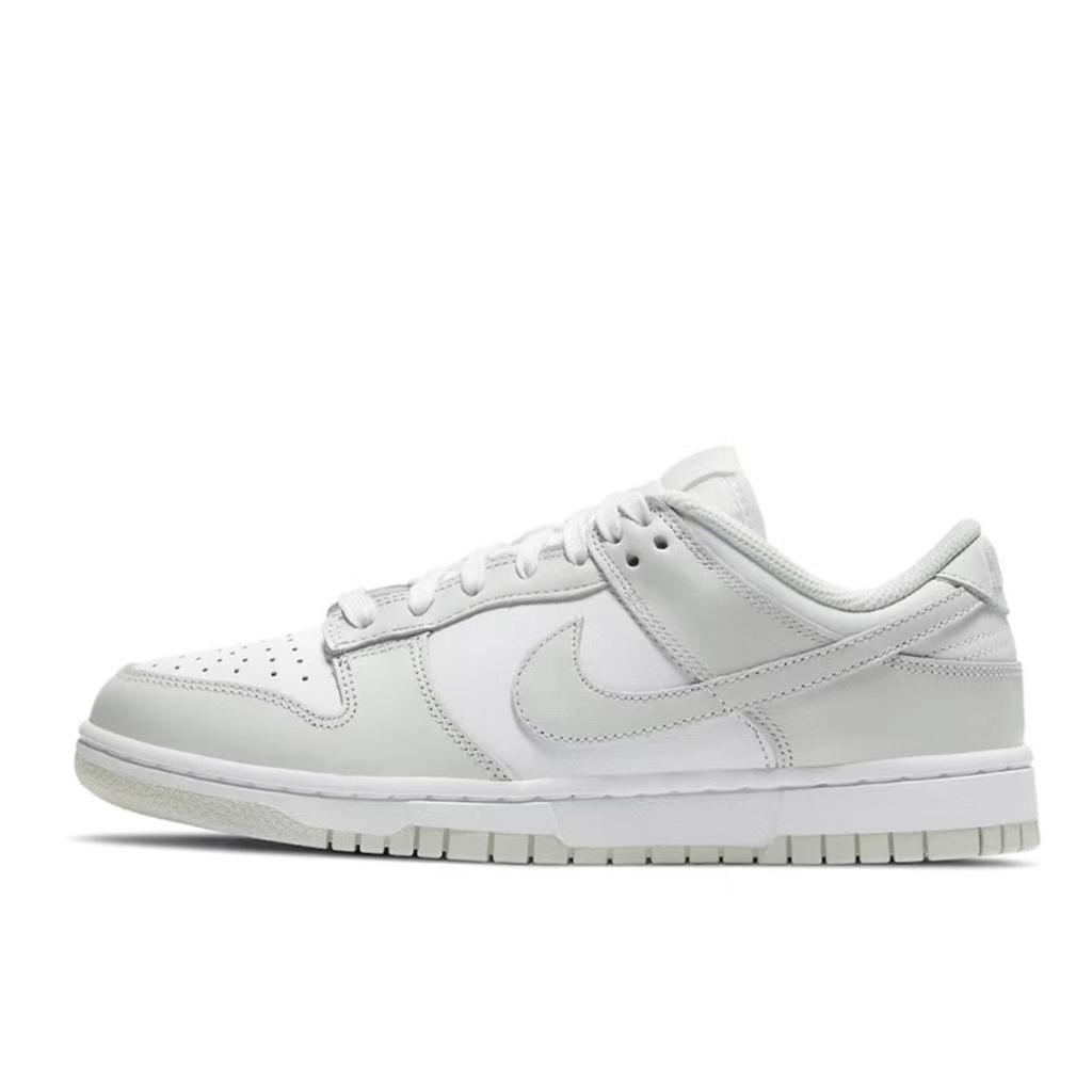 Nike Dunk Coverage Low top Skateboard Shoes Unisex White Gray HF5441-105(Team59-)