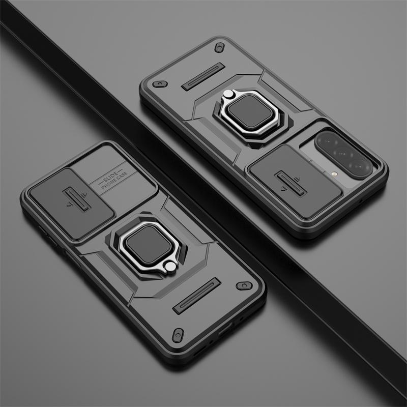 Ring Bracket Phone Case For Samsung Galaxy A26 5G Case Cover For Samsung Galaxy A26 5G Sliding Window Funda Back Cover