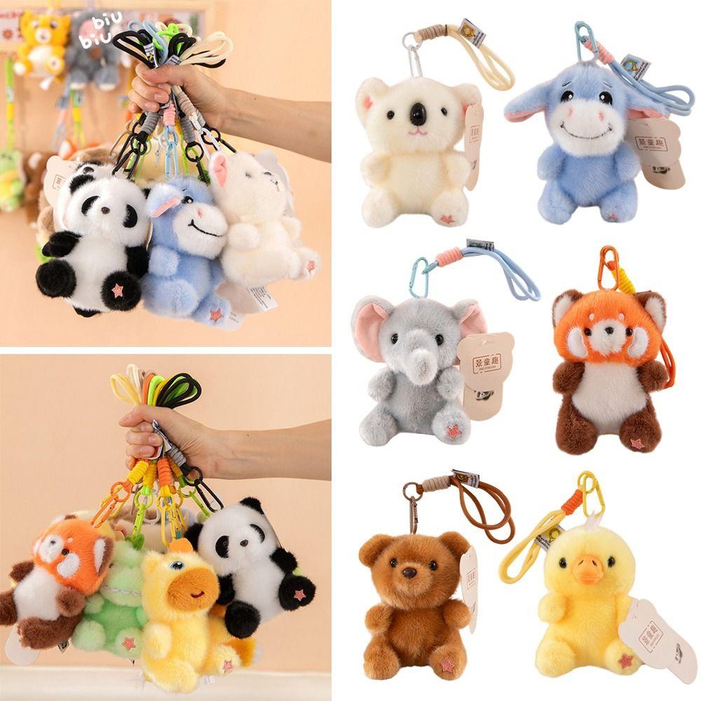Stuffed Design Stuffed Animal Doll Multicolor Hanging Pendants  Bag Ornament