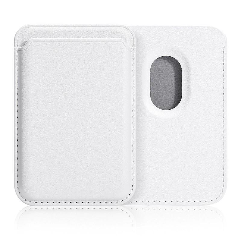 1 pièce Porte-cartes magnétiques Étui de téléphone en cuir PU Poche pour carte de crédit Convient à la plupart des téléphones portables
