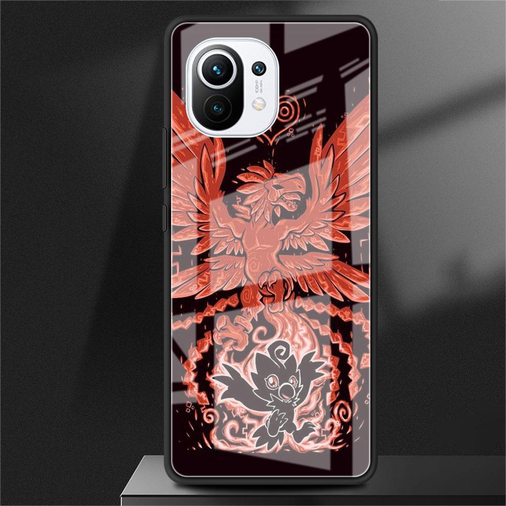 Glashülle für Xiaomi Poco X3 NFC 11 Lite 11T F3 M3 für Redmi Note 11 10 9 8 Pro 10S 9S 9A 9C Handyhülle Pokemon Pikachu Cool