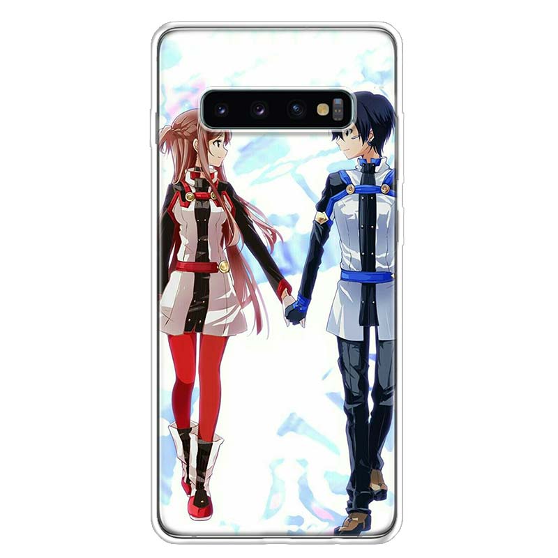 Sword Art Online kirito and asuna For Samsung Galaxy S25 S24 S23 S22 Ultra Phone Case S21 Plus S20 FE S10 + S25Edge Fundas Cover