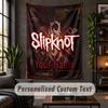 Spersonalizowany gobelin ścienny, Slipknot z własnym tekstem, Miękka tkanina, Sztuka ścienna do dekoracji wnętrz