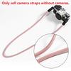 Camera Neck Shoulder Strap Belt for MILC Instant Retro Camera Necklace Bright Color Round Rope Style Shoulder Strap XJBD03