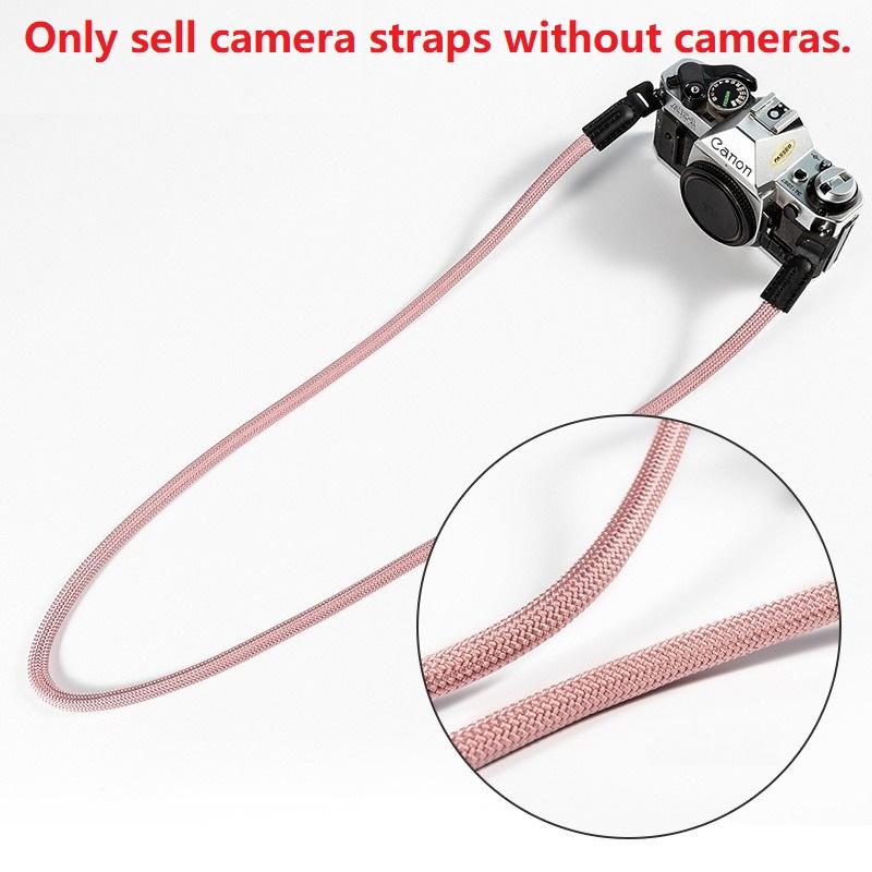 Camera Neck Shoulder Strap Belt for MILC Instant Retro Camera Necklace Bright Color Round Rope Style Shoulder Strap XJBD03