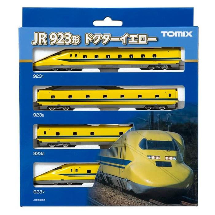 TOMIX N Gauge JR 923 Shinkansen Electrical Vehicle Comprehensive Test Car Doctor Yellow Basic Set 98480 Model Railroad Train