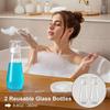 Refillable Glass Mouthwash Dispenser Portable Oil Pourer Bottle Practical Oil Sprayer  Farmhouse