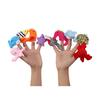 Cartoon Finger Puppet Set Plush Hand Puppets for Storytelling Early Education Soothing Doll Plush Toy Birthday Party Christmas Gifts