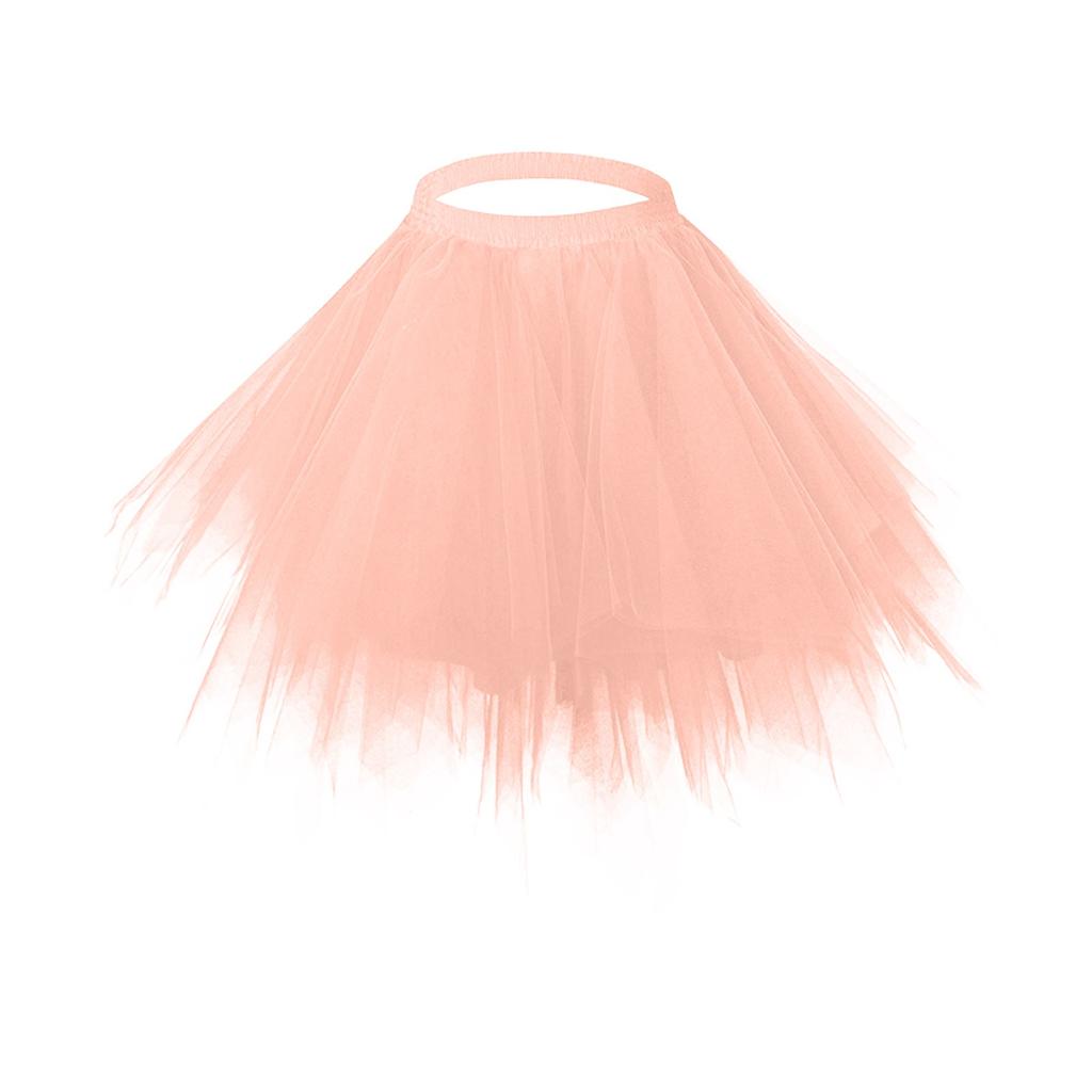 Women's Casual Color Mesh Mesh Skirt Skirt Princess Skirt Half Skirt Skirt