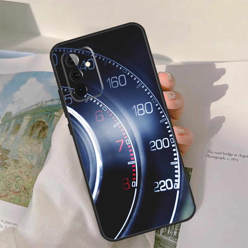 Cool Retro Speedometer Case For Samsung Galaxy A16 A26 A56 A36 A06 A52 A53 A33 A13 A34 A54 A14 A15 A35 A55 A22 A32